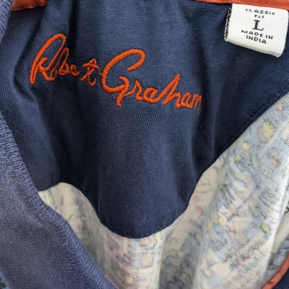 💘 Robert Graham Men's Pechia Pique Skull Head Classic Fit - Picture 3 of 6